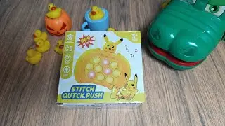 ASMR Unboxing PIKACHU POP IT Quick push game #toys #popit #popitsatisfying #unboxing