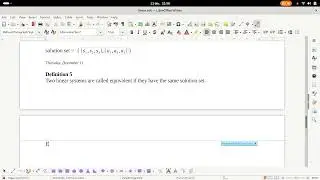 Linear Algebra 101 (09) : Equivalent systems