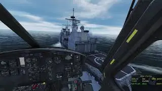 DCS World: Huey Ship Landing