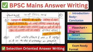 BPSC Mains में Answer Writing ऐसे करें | 66th BPSC Polity Question | Complete Guidance in Hindi
