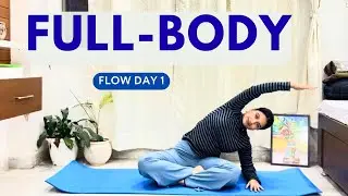 15-Minute Full Body Gentle Yoga | Day 1 | Yoga for Flexibility Challenge