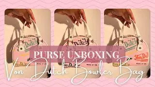 Von Dutch Purse Unboxing / Review |  Bowling Bag Small Pink