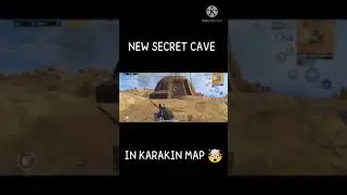 NEW SECRET CAVE IN KARAKIN MAP IN PUBG MOBILE 😧#SHORTS