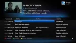 Новый пользовательский интерфейс DirecTV HD