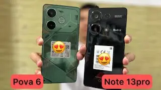 Tecno Pova 6 frente a Xiaomi Redmi Note 13 pro [ cual es mejor? ] test de rendimiento
