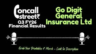 Go Digit General Insurance Ltd Q3 FY26 Earnings Conference Call | Financial Results & Management