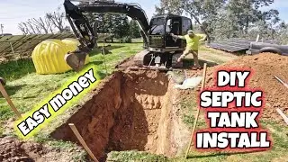 I Dug My First Septic Hole | I Scored BIG Time With This Mini&nbsp;Excavator