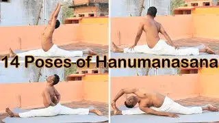 Hanumanasana yoga benefits precautions and variations