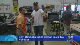 Gov. DeSantis Signs Plan For Tax &lsquo;Holidays&rsquo;