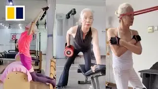 Super fit 79-year-old woman becomes gym pro after cancer
