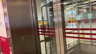 Hong Kong Elevator at MTR Station - Kwai Hing L4 (Fujitec) 香港地鐵升降機 - 葵興L4 (富士達)