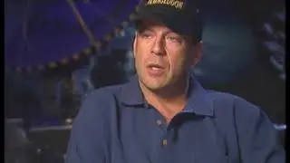 Bruce Willis talks with Jimmy Carter about Armageddon