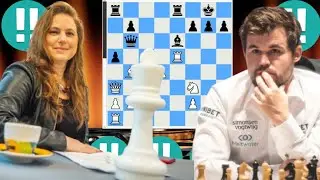 Magnus Carlsen vs Tricky Judit Polgar 35