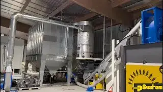 Pellettatrice per biomassa umida | PSYSTEM  COMBI wet biomass pellet mill – no external dryer needed