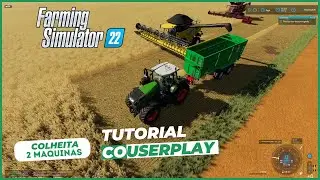 Tutorial de Courseplay - 2 COLHEITADEIRA - Farming Simulator 22 para Pc