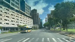 Oahu roads and downtown Honolulu Hawai’i 2025
