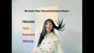 Reclaim Your Sacred Feminine Power - magnetic, raw, unapologetic | Hecate Isis Sekhmet & Horus