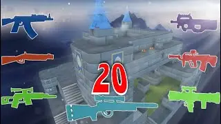 20 Killstreak with Every Gun on Every Map! #1 Crowsnest