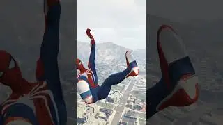 Spiderman Funny jet Flying GTA 5