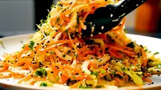 Cabbage, Raw Sweet Potato & Apple &mdash; Everyone Asks Me for the Recipe! The Best Salad You'll Ever Make