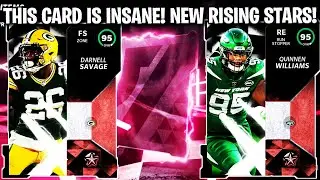 THIS CARD IS INSANE! NEW RISING STARS! 95 DARNELL SAVAGE, HURST, AND MORE! | MADDEN 21 ULTIMATE TEAM