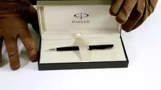 S0808840 Шариковая ручка Parker (Паркер) Sonnet Slim LaqBlack CT