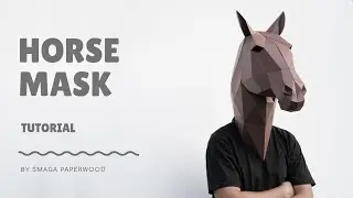 How to make a Horse mask. DIY mask.