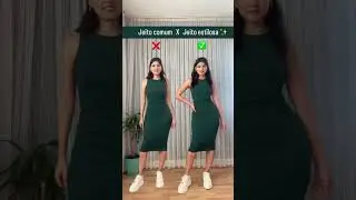 Como transformar seu vestido com itens simples #dica #roupas