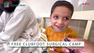Free ortho surgical camp established at Nishtar Hospital Multan from 1 - 10 November 2025.