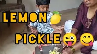 Easy Lemon Pickle || Nimbu Achar || Homemade Lemon Pickle || Spicy Lemon Pickle