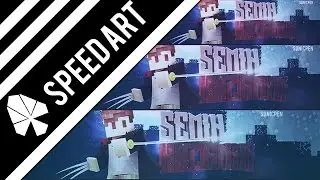 ■ SpeedArt ■ 3D Banner #SemihKazanır ( 30 likes ? )