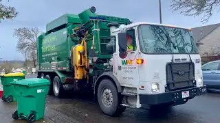 Waste Management- CNG Autocar ACX Labrie Automizer Garbage Truck!
