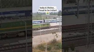 Indian Goods Train with Heavy Load! 🔥