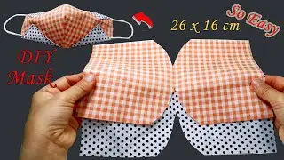 So Easy  New Stylish Breathable Face Mask Tutorial | Diy New Pattern Face Mask | Sewing Tutorial
