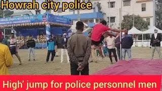 High jump 💪 success 💪 police personnel men howrah city police annual sports meet 2025-2026