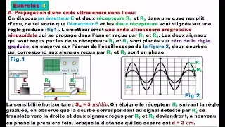 Exercice  onde ultrasonore Bac