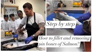 HOW TO FILLET A SALMON WITH TOP CHEF OF CANADA 🇨🇦