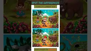Find the Differences! Only 1% Spot Them All! 👀 #quizpop #spothedifference #shorts