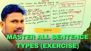 All Sentence Types | Master Exercise✅