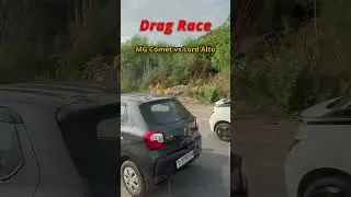 Drag Race: MG Comet vs Lord Alto👑 #shorts #shortvideo #viral #trending #automobile #cars #funny