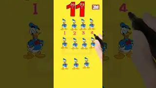 learn number 11 along with pictures counting for Toddlers | counting for babies, counting 1 to 20 P7