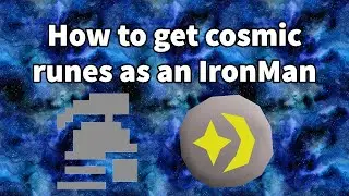 Quick Guide - How to get COSMIC RUNES as an IRONMAN OSRS