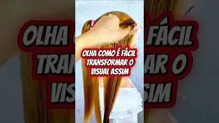 O truque que deixa qualquer cabelo perfeito ✨ | Tutorial pr&aacute;tico