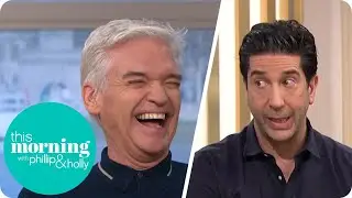 David Schwimmer Finds Out Phillip Was On Friends | This Morning