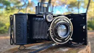 Appareil photo a soufflet argentique 120mm adox