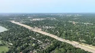 Beautiful morning landing in Minneapolis (MSP)