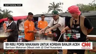99 Ribu Porsi Makanan Disalurkan untuk Korban Banjir Aceh