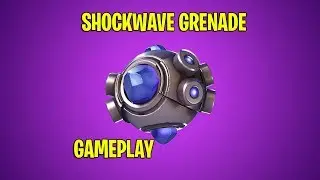 GAMEPLAY *NEW* ITEM SHOCKWAVE GRENADE | FORTNITE