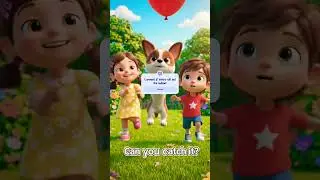 Tom & Lily Balloon Chase 🎈🐶 | Cute Kids Cartoon Short#KidsCartoon#TomAndLily#CutePuppy#BalloonChase