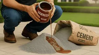 Mix CEMENT with VARNISH and Uncover a Million-Dollar Secret!